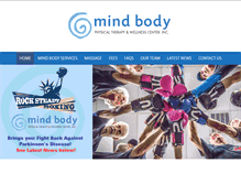 Tablet Screenshot of mindbodypt.com